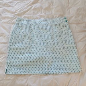 EP Pro Golf Skort. Teal and white